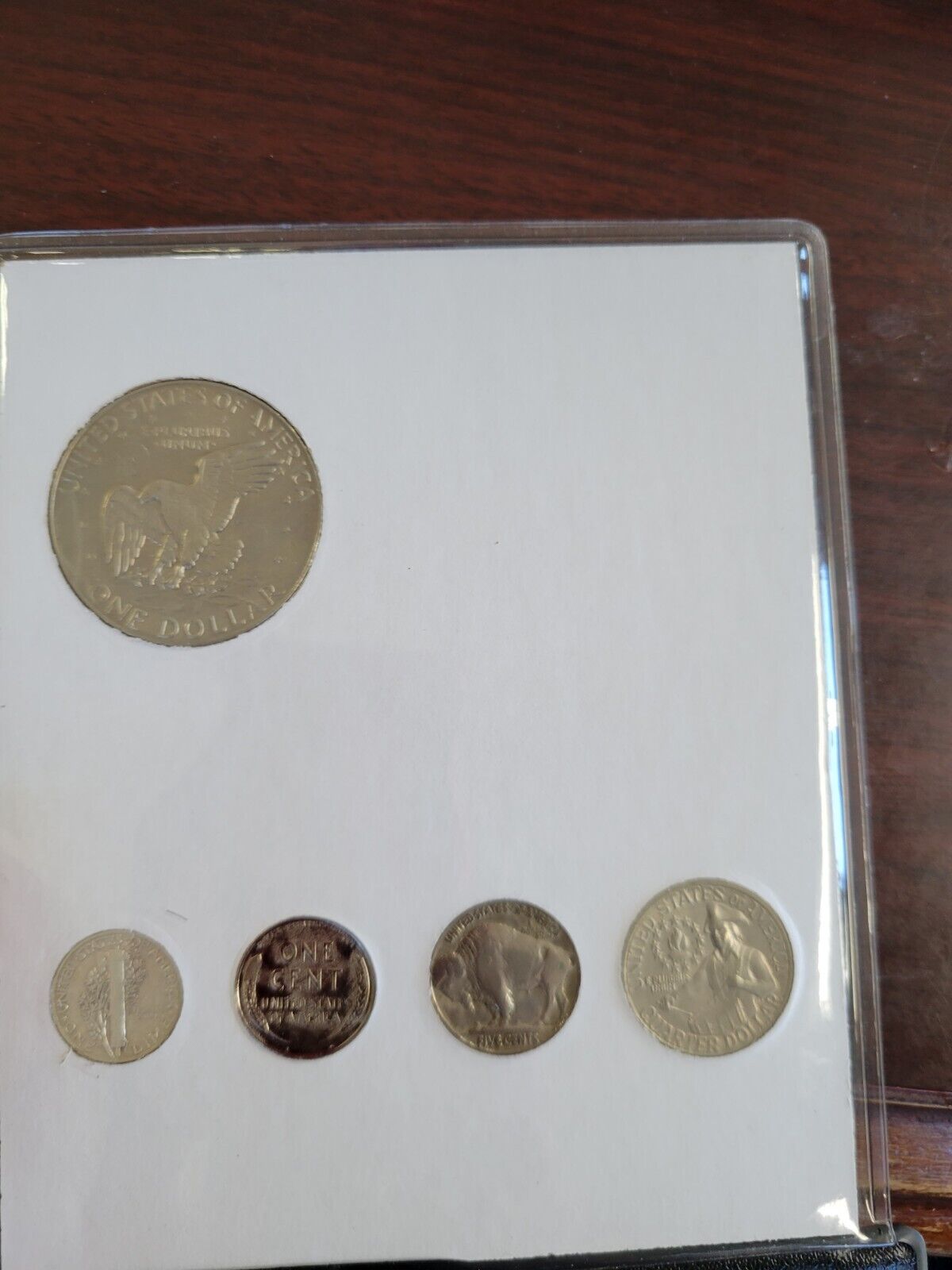 Memorable US Coins 5pc Set by First Commemorative Mint in Folder