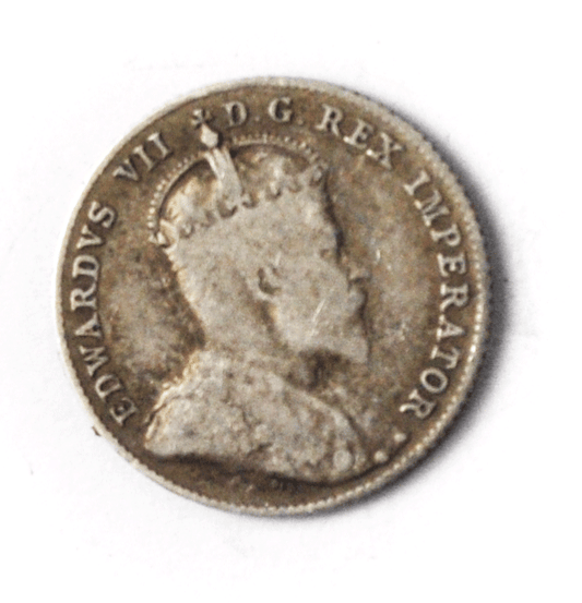 1910 Canada 10 Five Ten Cents Silver Dime KM# 10