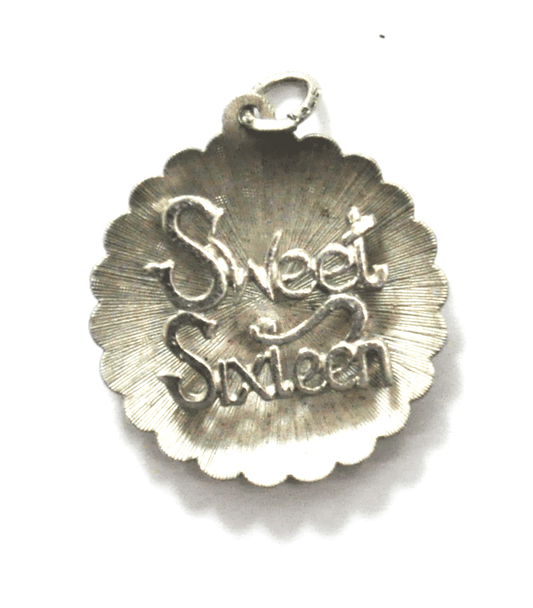 Beau Sterling Silver Sweet Sixteen 3D Floating Charm 23mm