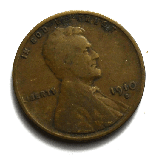 1910 S 1c Lincoln Wheat Cent San Francisco Penny Rare