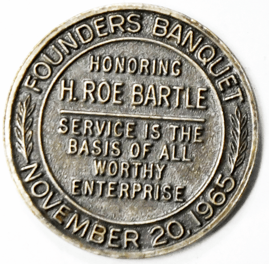 American Humanics Foundation 1948 Founders Banquet November 20 1965 Medal 32mm