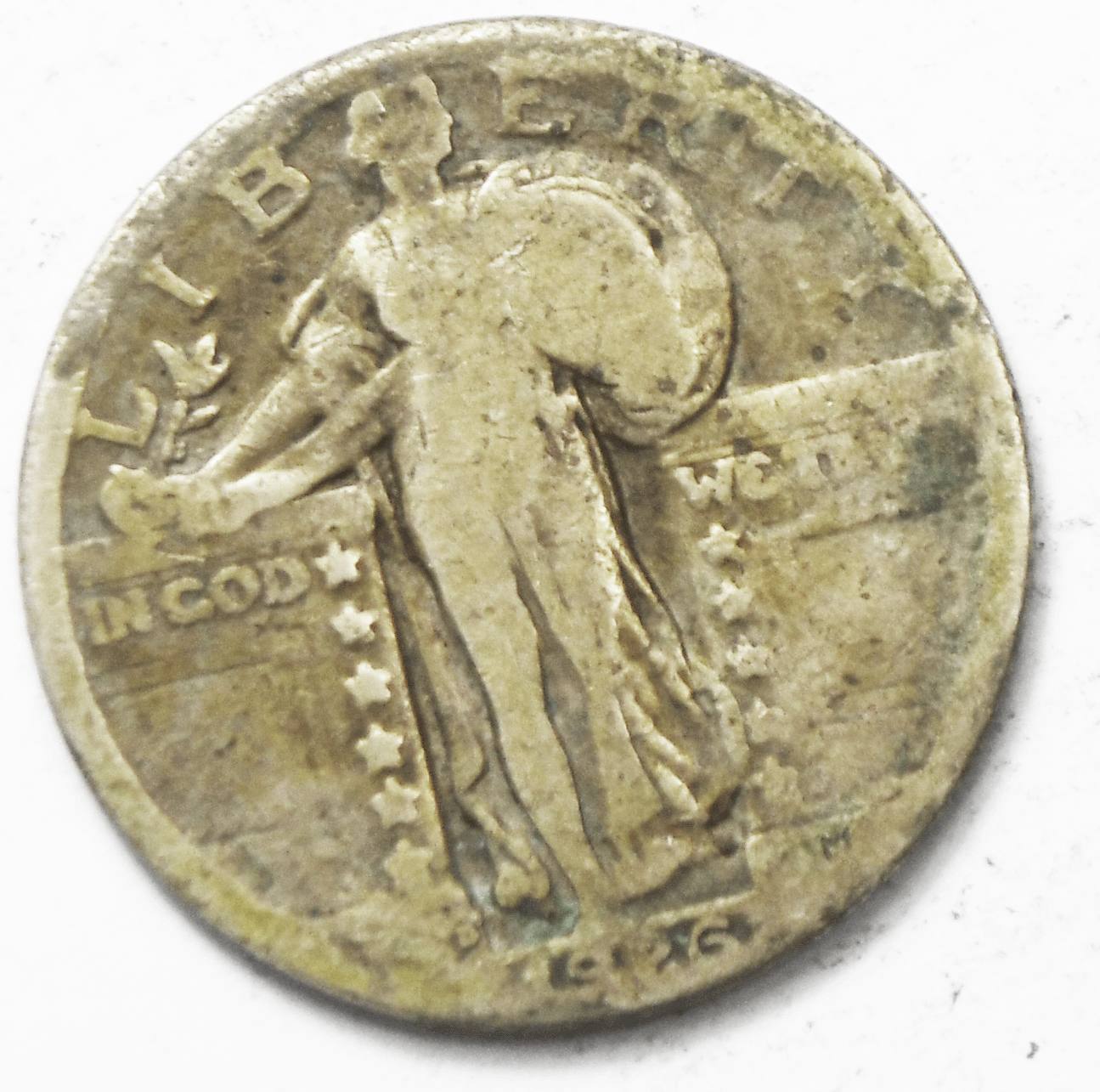 1926 D 25c Standing Liberty Silver Quarter Denver