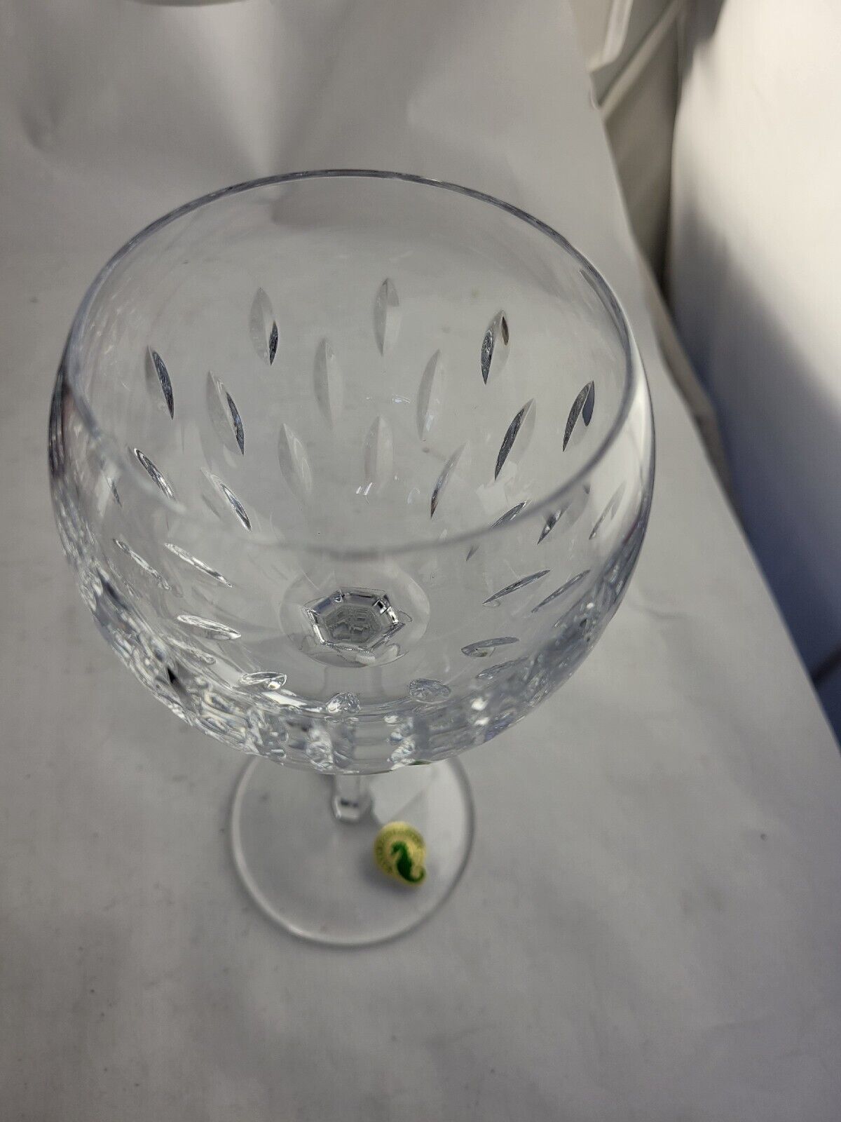 Espirit By Waterford 8 1/4' Balloon White Wine Glass Unused Boxed