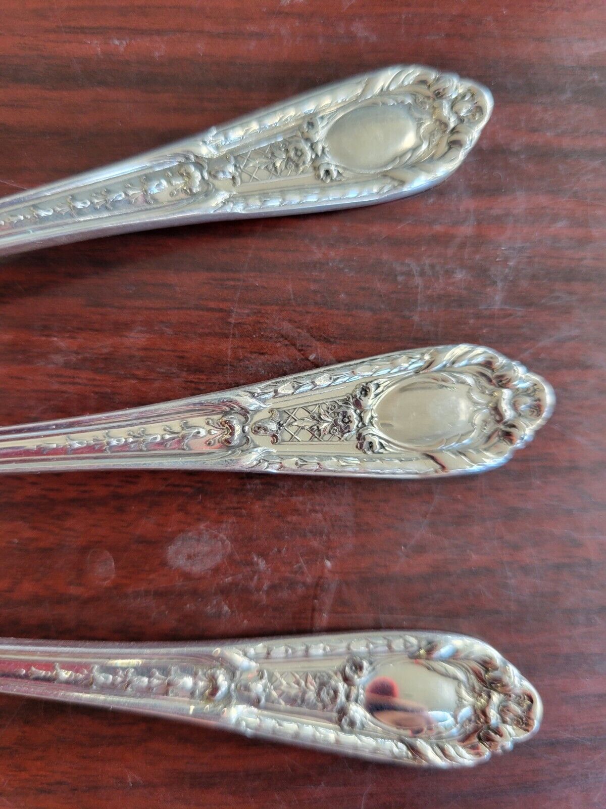 (4) Fontaine by International Sterling  7 3/8" Long Iced Tea Spoons 4.3oz.