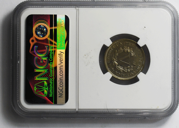 1883 No Cents 5c V Liberty Nickel Five Cents US NGC MS64 Uncirculated NC