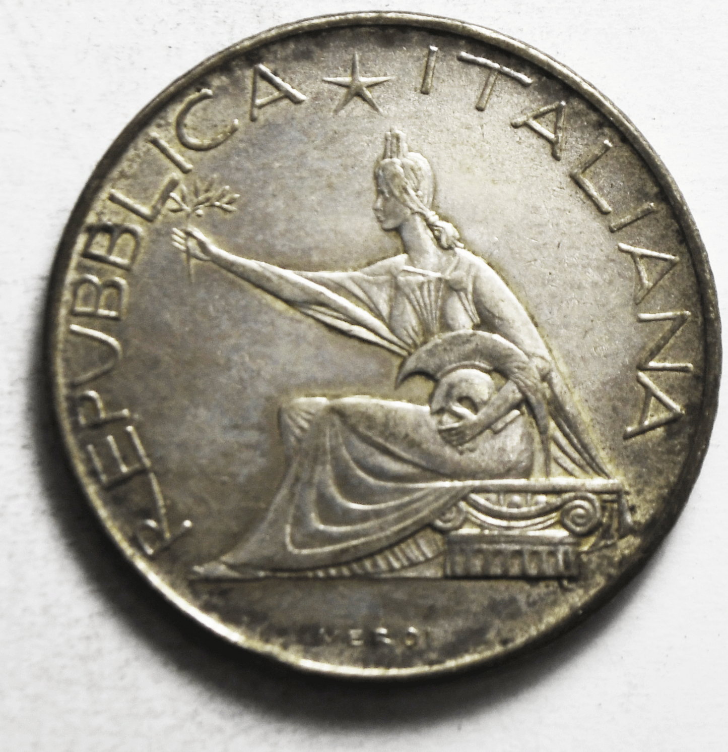 1961 R Italy 500 Lire KM# 99 Silver Coin