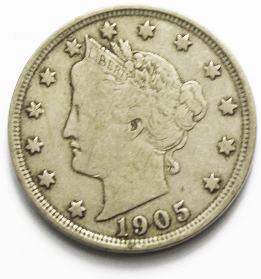 1905 5c V Liberty Nickel Five Cents Rare US Philadelphia