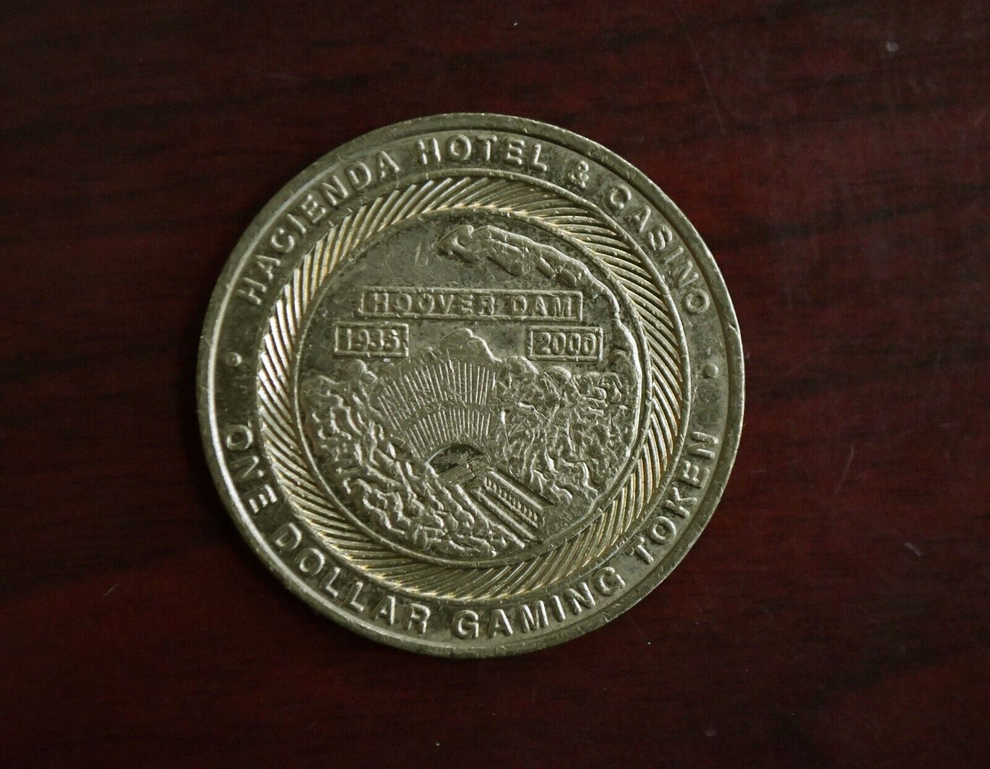 Hacienda Hotel & Casino Token Dollar Hoover Dam Boulder City Nevada