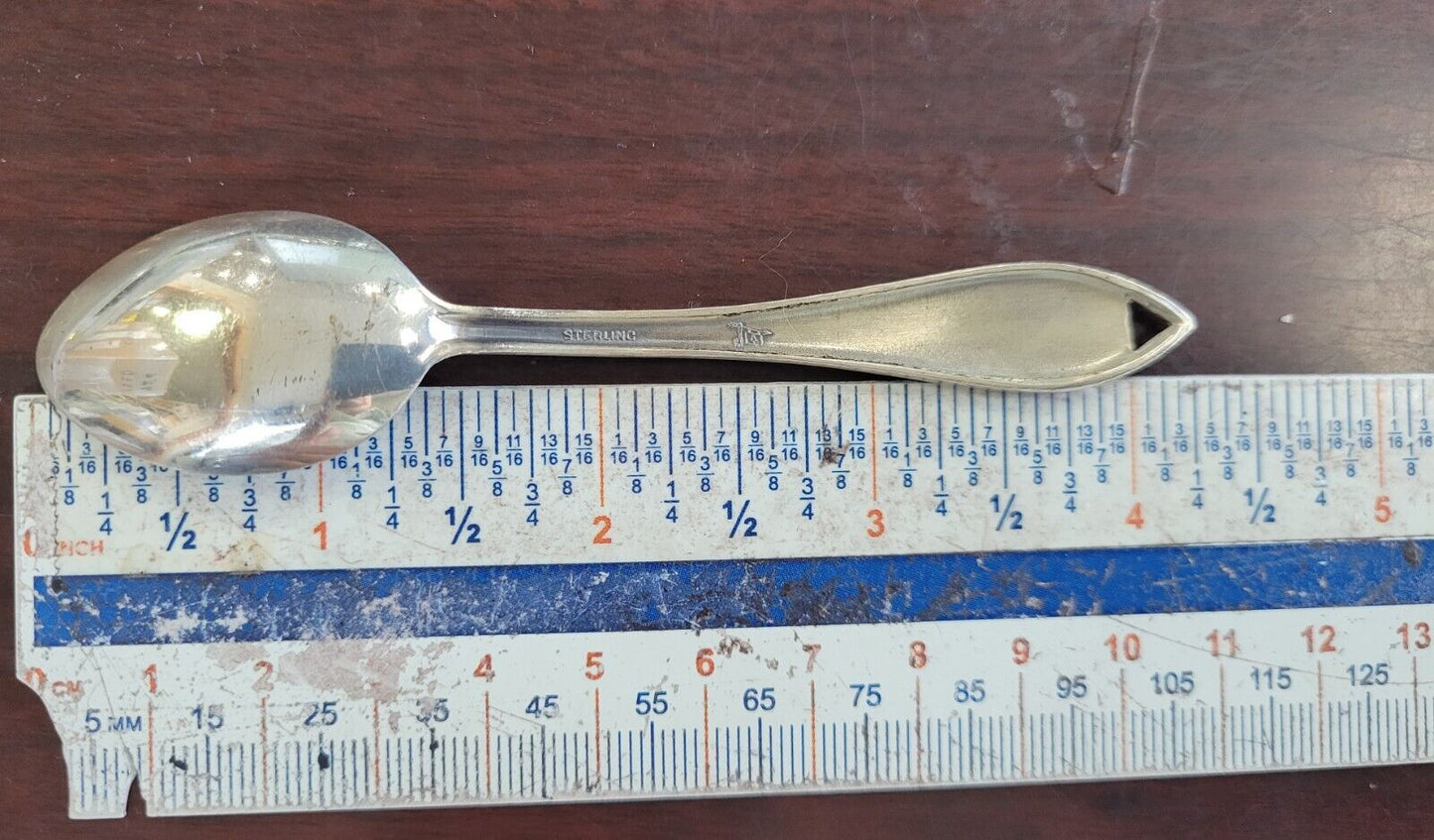 Virginia City Nevada Sterling 4 1/4" Souvenir Spoon By Bell Trading Post .37oz