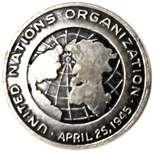 United Nations Organization UNO Freedom For All Peoples Medal 29mm