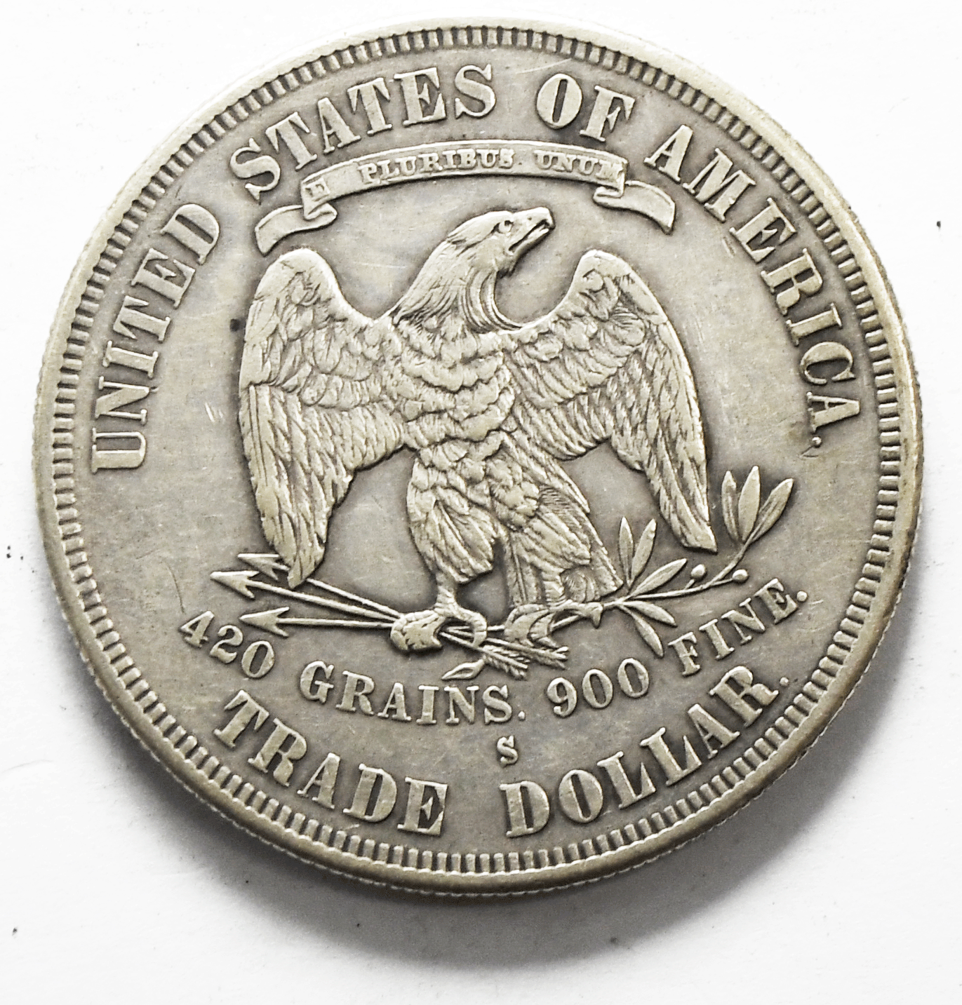 1877 S $1 US Trade One Dollar  San Francisco