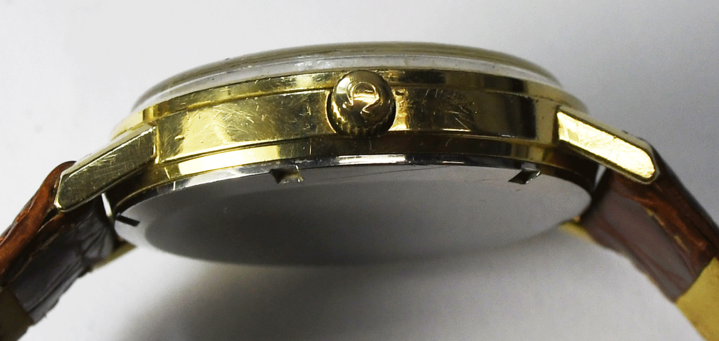 Men's Omega Electronic 300hz Deville Chronometer Date 1250 GEP 36mm