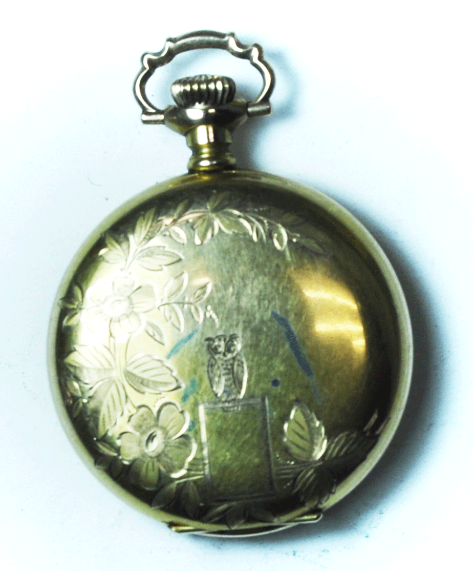 1908 Illinois Sz 0 35 HC 25yr GF Pocket Watch Jaccards Kansas City Private Label