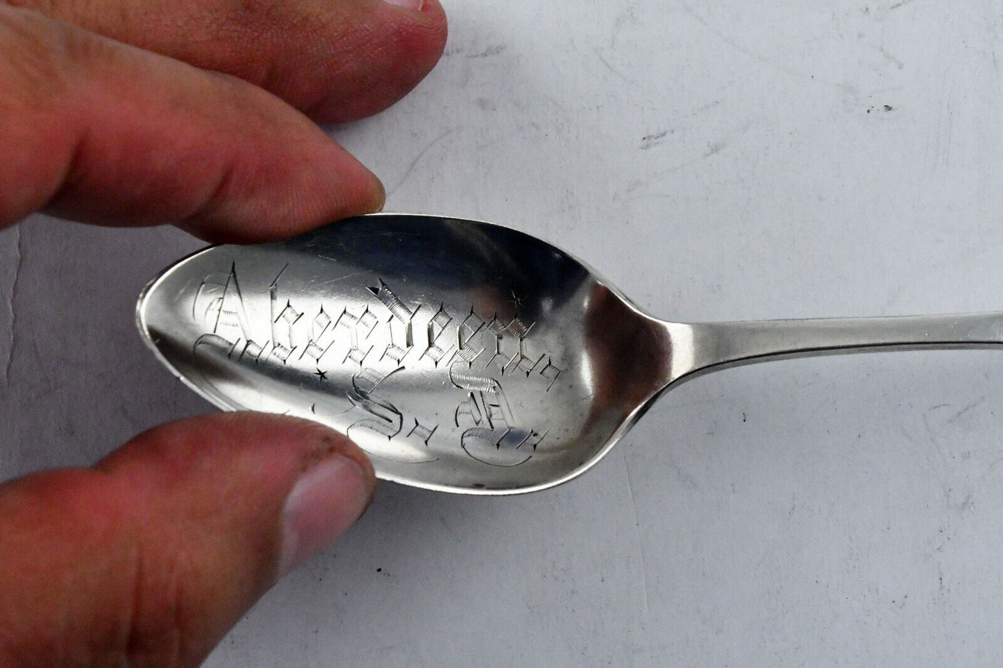 Aberdeen South Dakota 5 3/4" Sterling Silver Souvenir Spoon .6oz. by Lunt