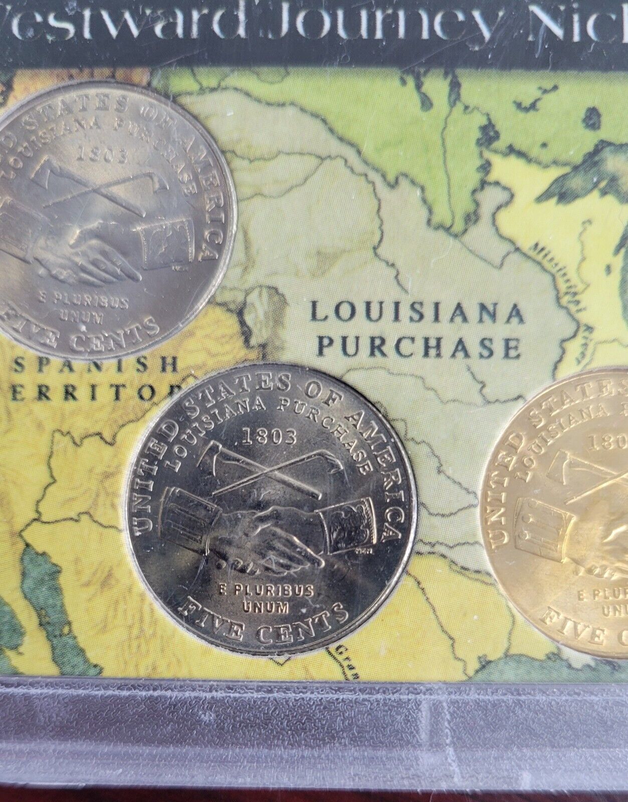 2004 P & D Westward Journey Nickel Set In Holder From Whitman