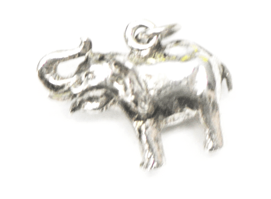 Sterling Silver Kinney Elephant Charm 22mm