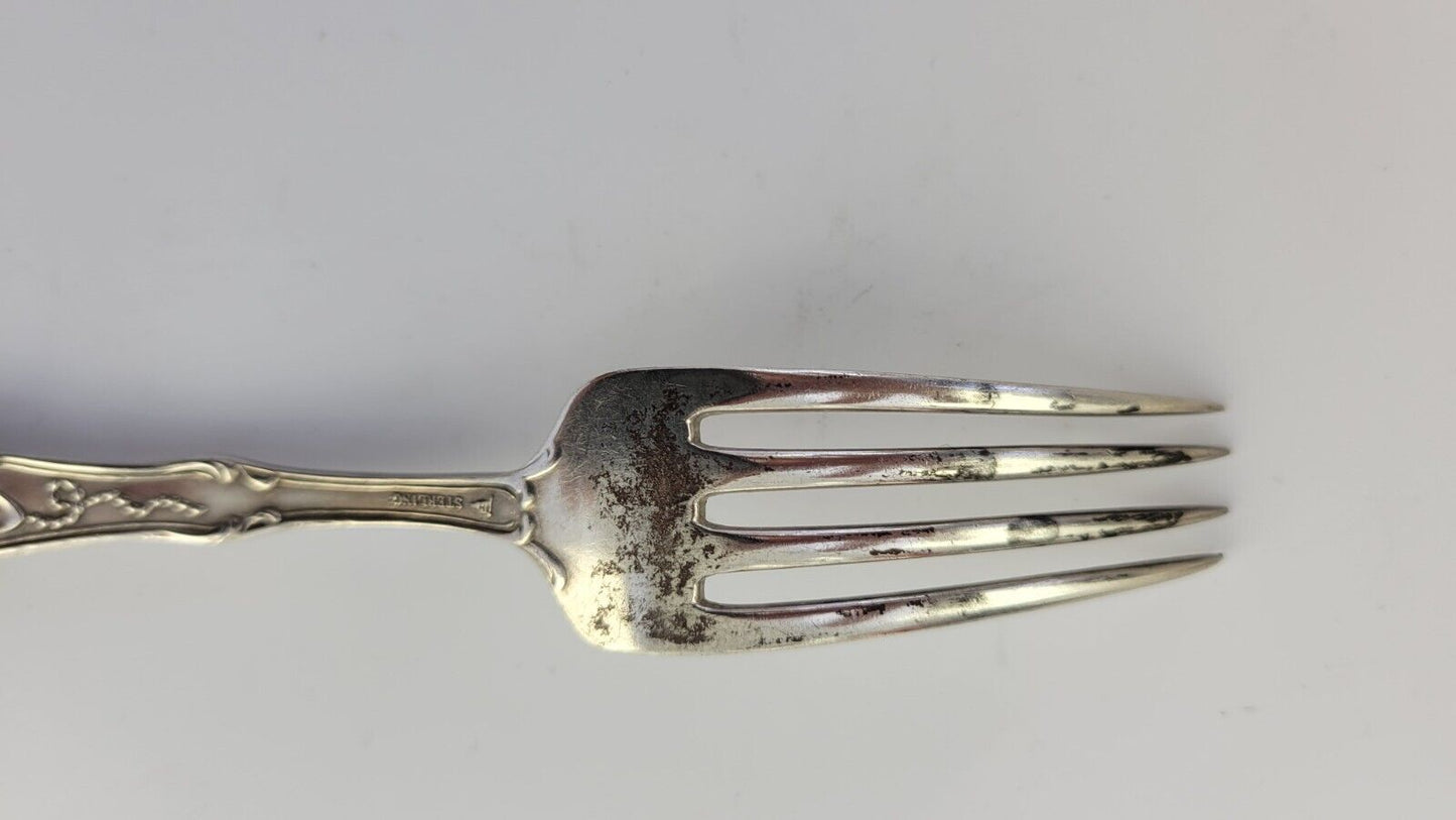 RARE! Tennessee State Sterling 5" Silver Souvenir Fork State Capital 1oz.