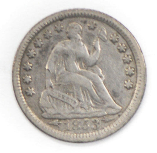 1853 O Arrows H10c Seated Liberty Silver Half Dime New Orleans