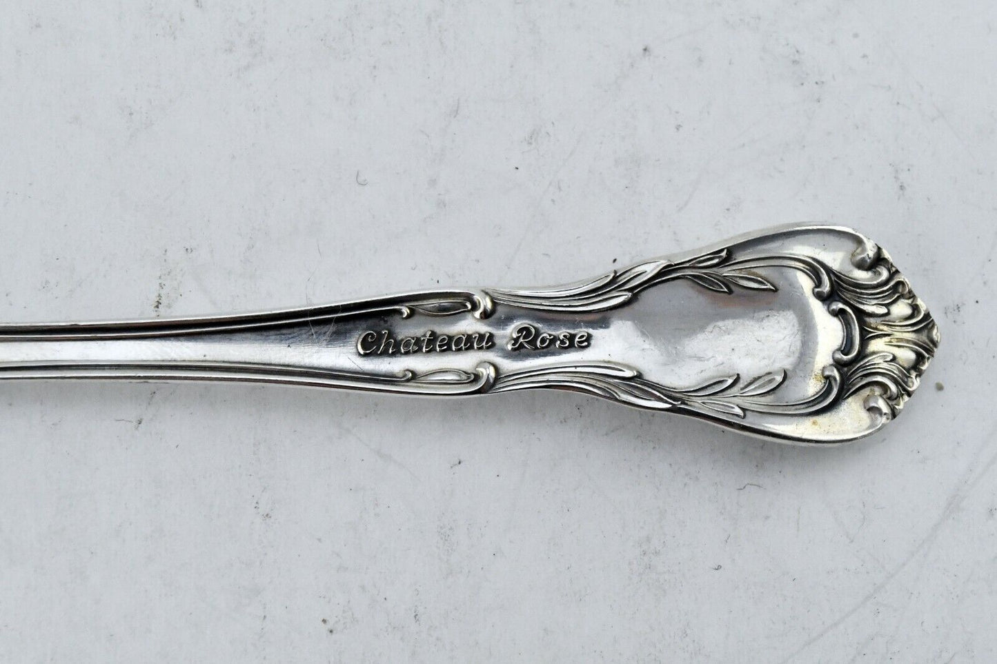 Chateau Rose by Alvin Sterling Silver 6 1/4" Round Bowl Cream Soup Spoon 1 oz.