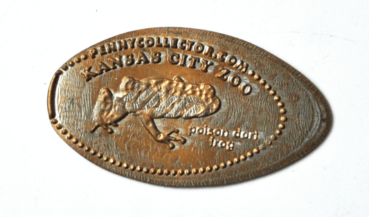 Kansas City Zoo Elongated Penny Poison Dart Frog 35mm