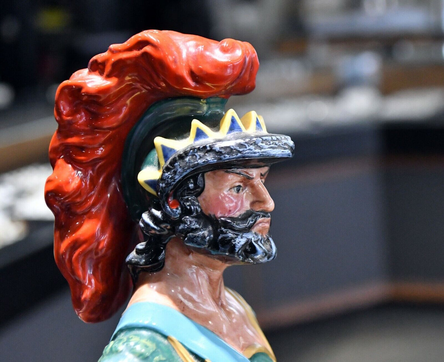 Royal Doulton Ships Figureheads Ajax #444 Ceramic Statue Made in England 9 1/2"