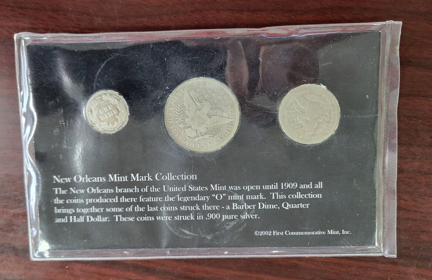 New Orleans "O" Mint Mark Collection 1908 Half, 1903 Quarter, 1902 Barber Dime