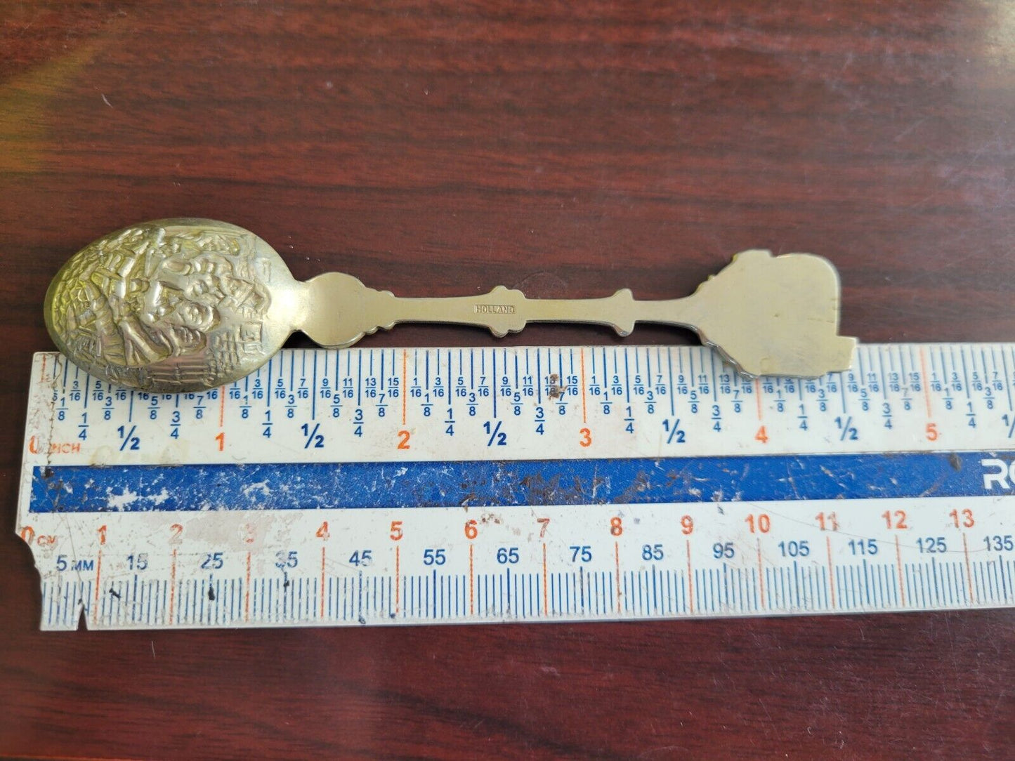 Vintage San Francisco Souvenir Spoon Tavern Merriment Holland 4 1/2" California