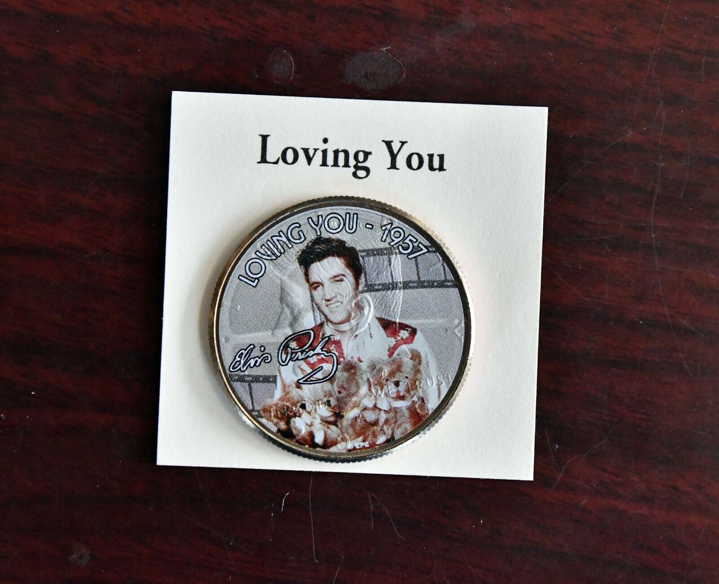 1957 Elvis Presley "Loving you" Movie Collection Kennedy Half Dollar