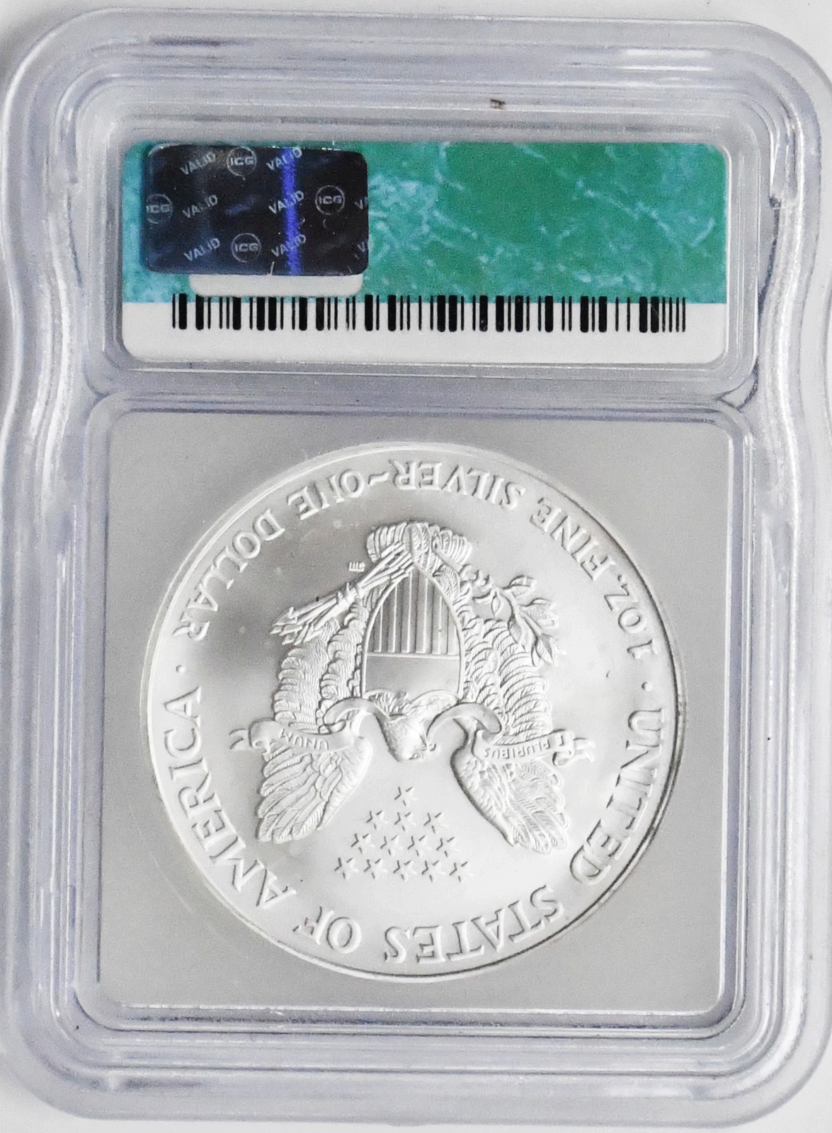 2006 $1 American Silver Eagle One Dollar MS69 ICG