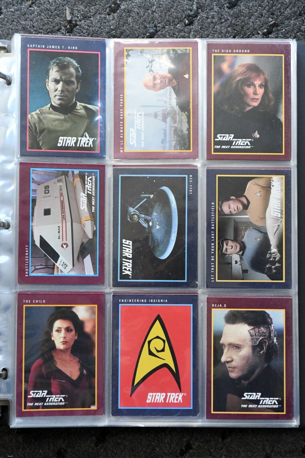 1991 25th Anniversary Star Trek 209 pc. Trading Card Set Impel Paramount