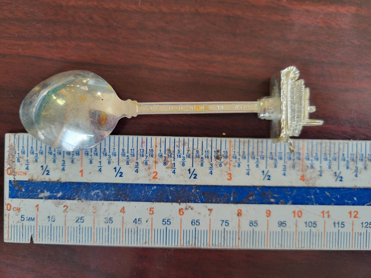 Natchez River Boat Souvenir Silver plate Spoon Orleans 4" Louisiana