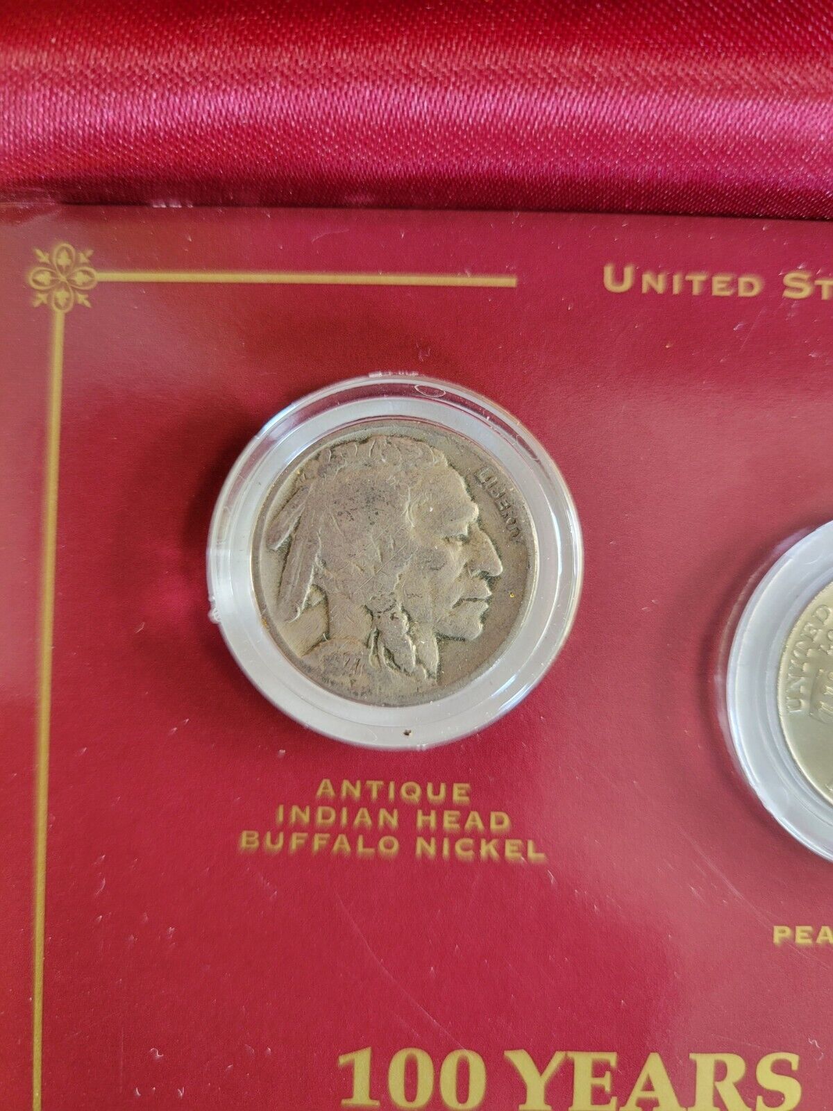 100 Years Of Historic United States Nickels Set 1927 Buffalo P, 2004 P, 2003 D