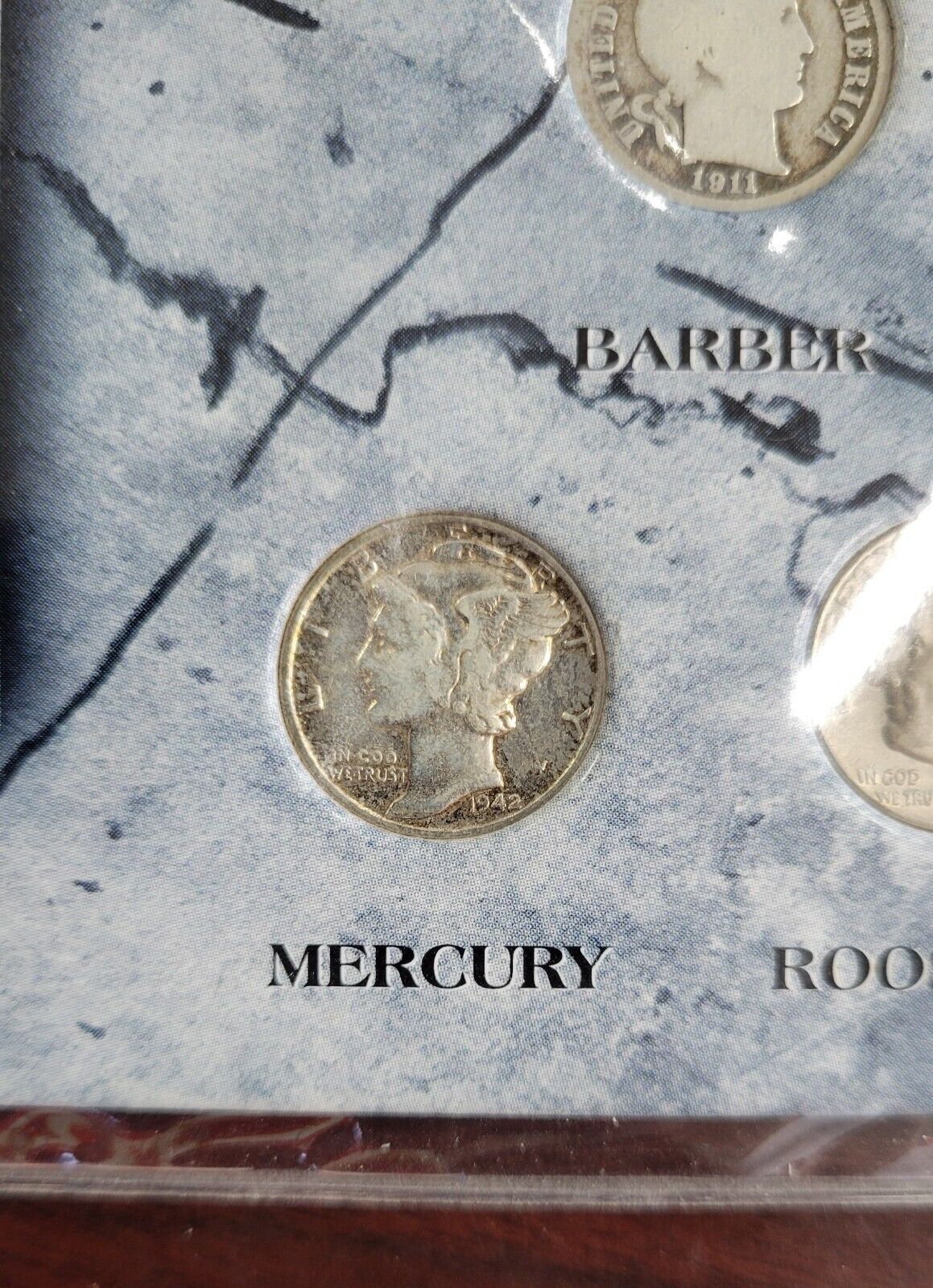 American Dimes of the 20th Century 3 Coin Set From The Morgan Mint 90% Silver