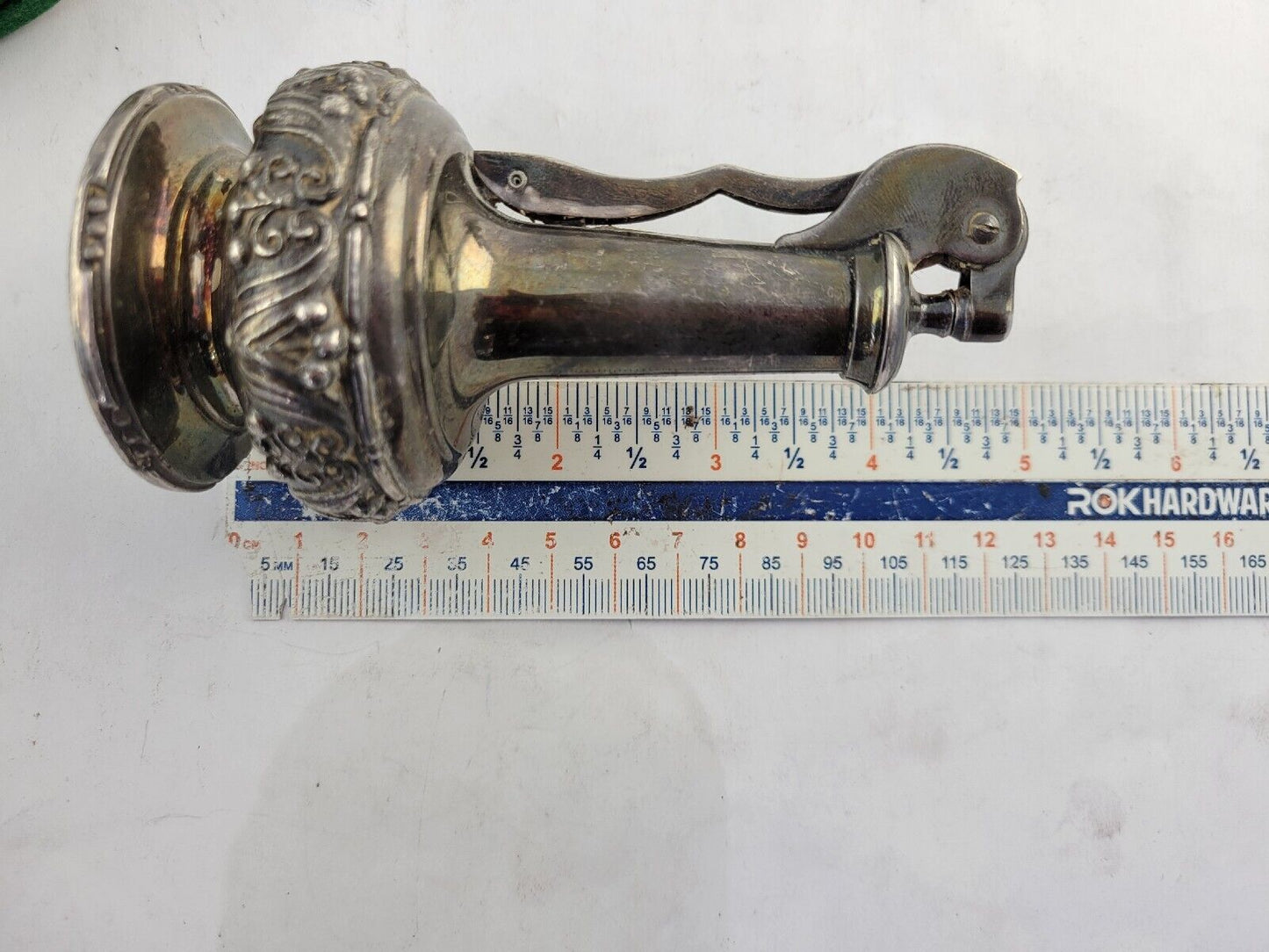 2 Pairs of Collectible Silver Plated Ronson Crown & Decanter Table Lighters