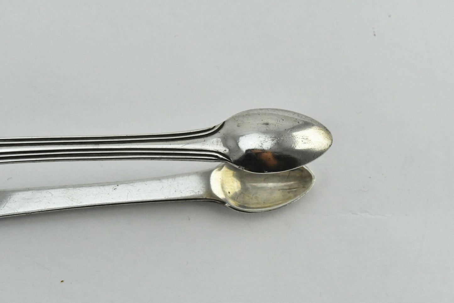 Vintage British Made Sterling Silver 5 1/2" Sugar Tongs .91oz.