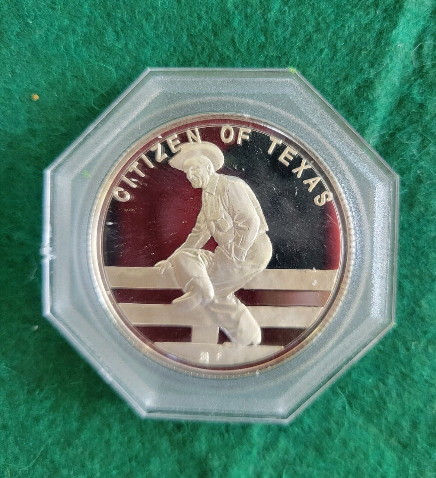 Salute To L.B.J. President Lyndon Johnson 2pc Franklin Mint Sterling Medals