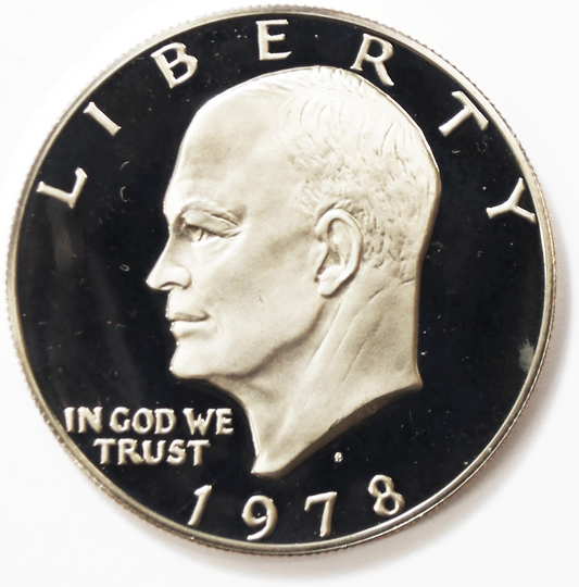 1978 S $1 Eisenhower Proof Clad Dollar San Francisco
