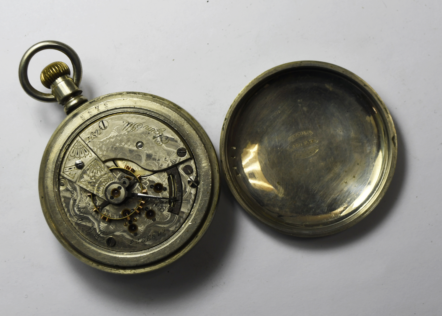 1895 Elgin Grade 116 BW Raymond Railroad 17J Pocket Watch Size 18