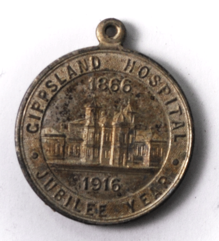 1916 Gippsland Hospital 1866 Jubilee For King and Country 31mm Pendant