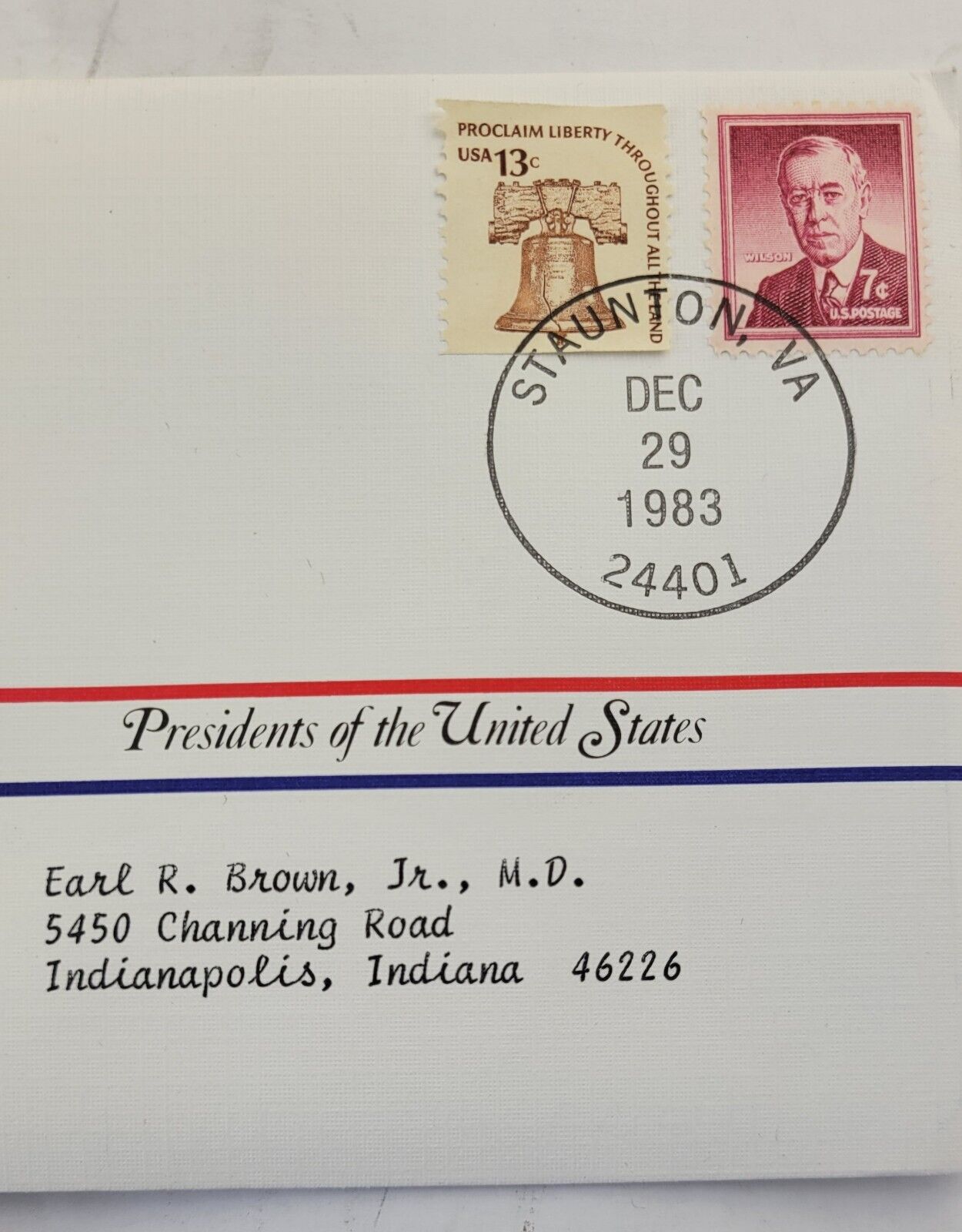 Woodrow Wilson Presidential Covers Medal Postal Commemorative Society Gold Plate