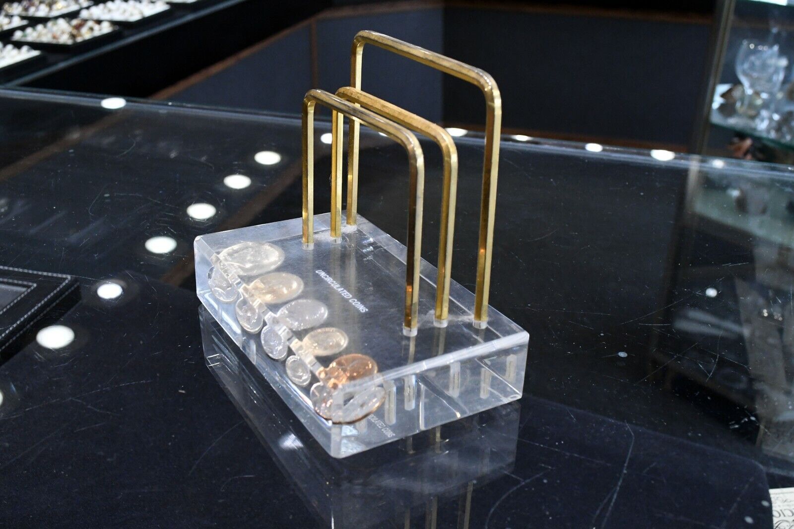 Letter Paperweights Vintage 1960's Paperweight Letter Holder Silver US Coins – Precious ...