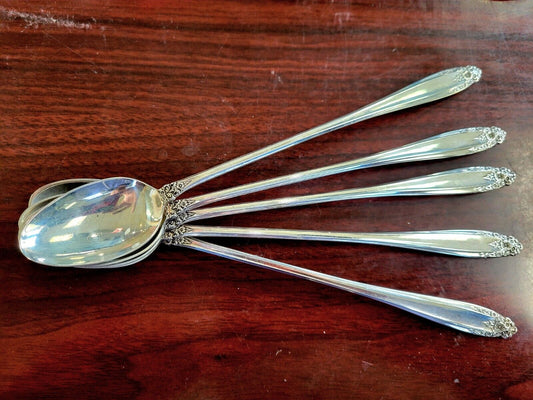 Prelude by International Sterling Silver 7 3/8" Long Iced Tea Spoon Set of 5