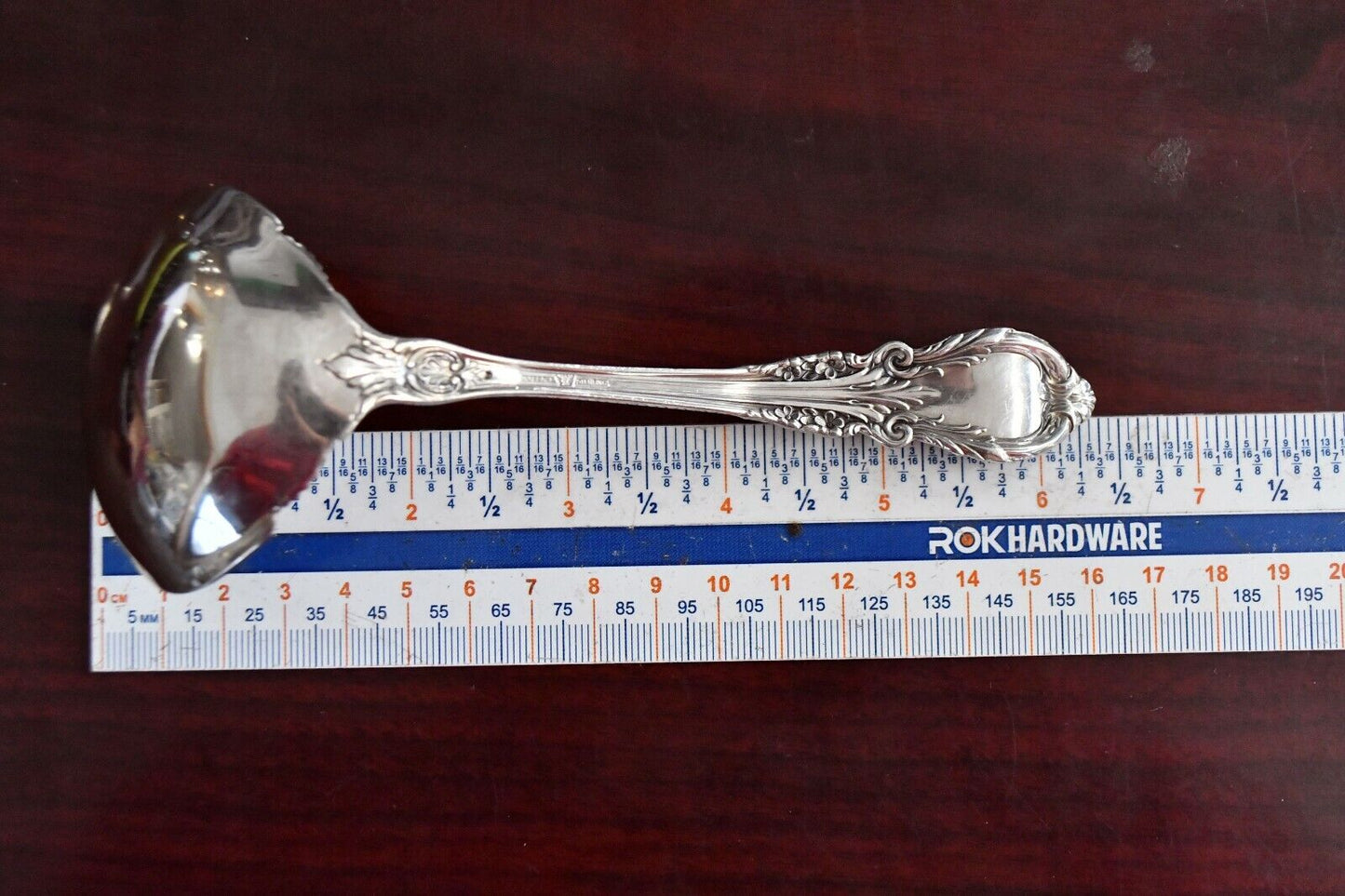 Sir Christopher by Wallace Sterling Silver 6 1/4" Solid Gravy Ladle 2.3 oz