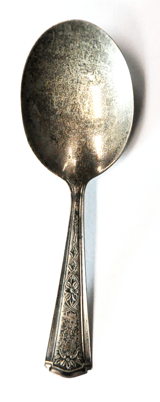Sterling Watson Wentworth Floral Engraved Baby Spoon 3-7/8"