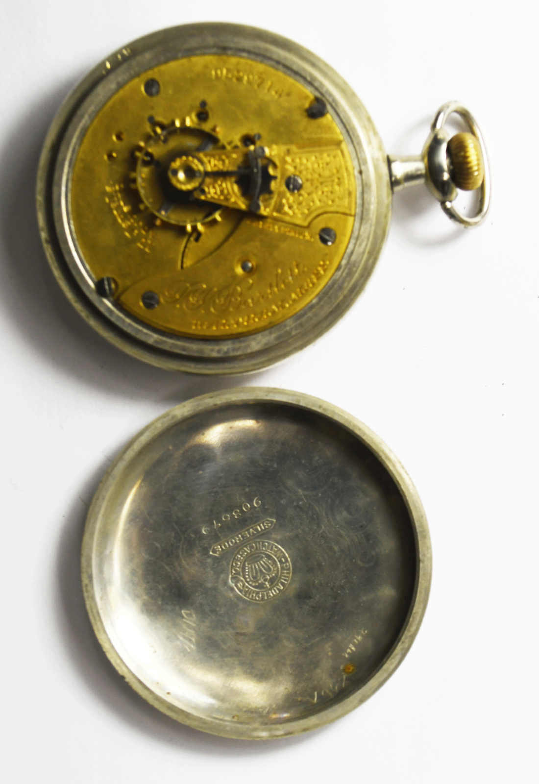 1900 Waltham Size 16 Grade 87 Pocket Watch LS OF Silverode Locomotive