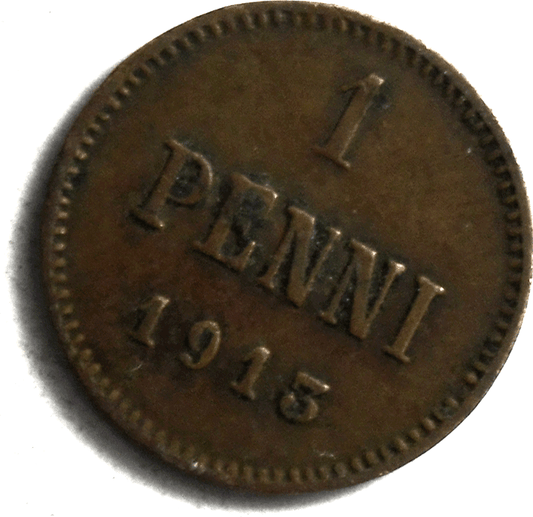 1913 Finland Penni KM# 13