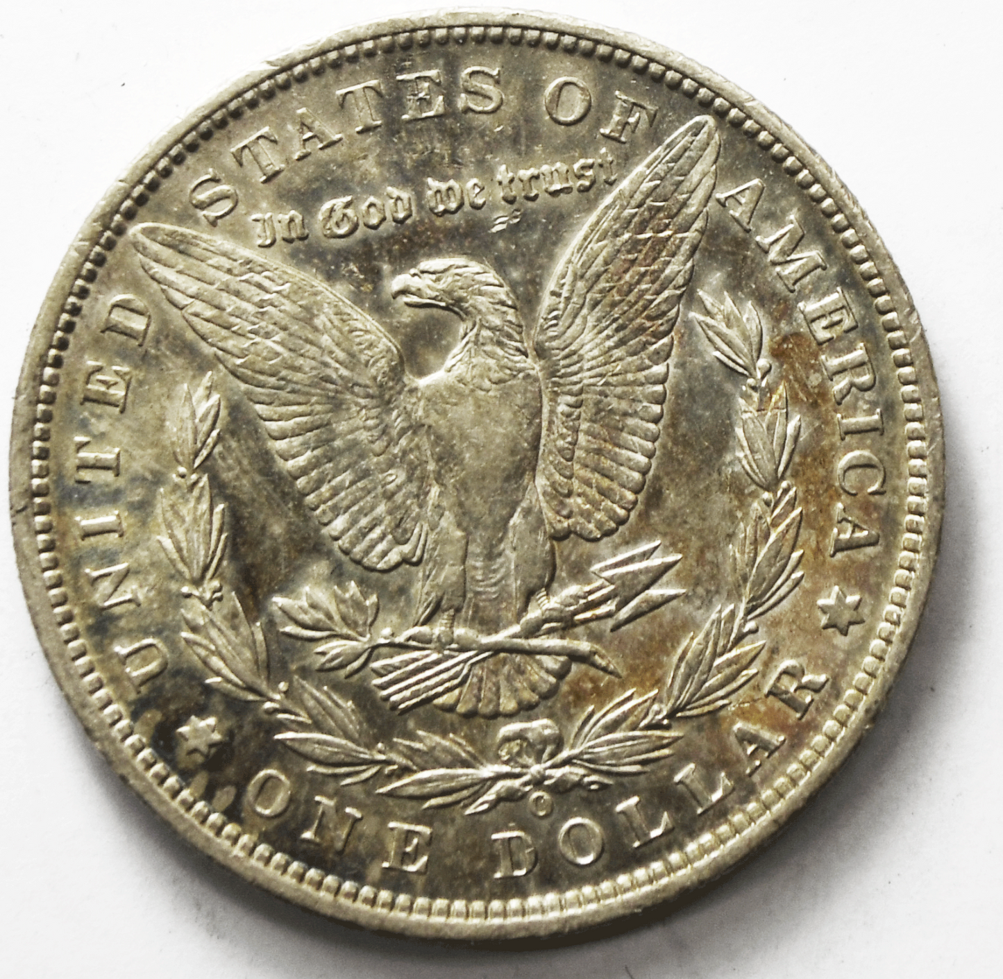 1890 O $1 Morgan Silver One Dollar US Coin New Orleans AU