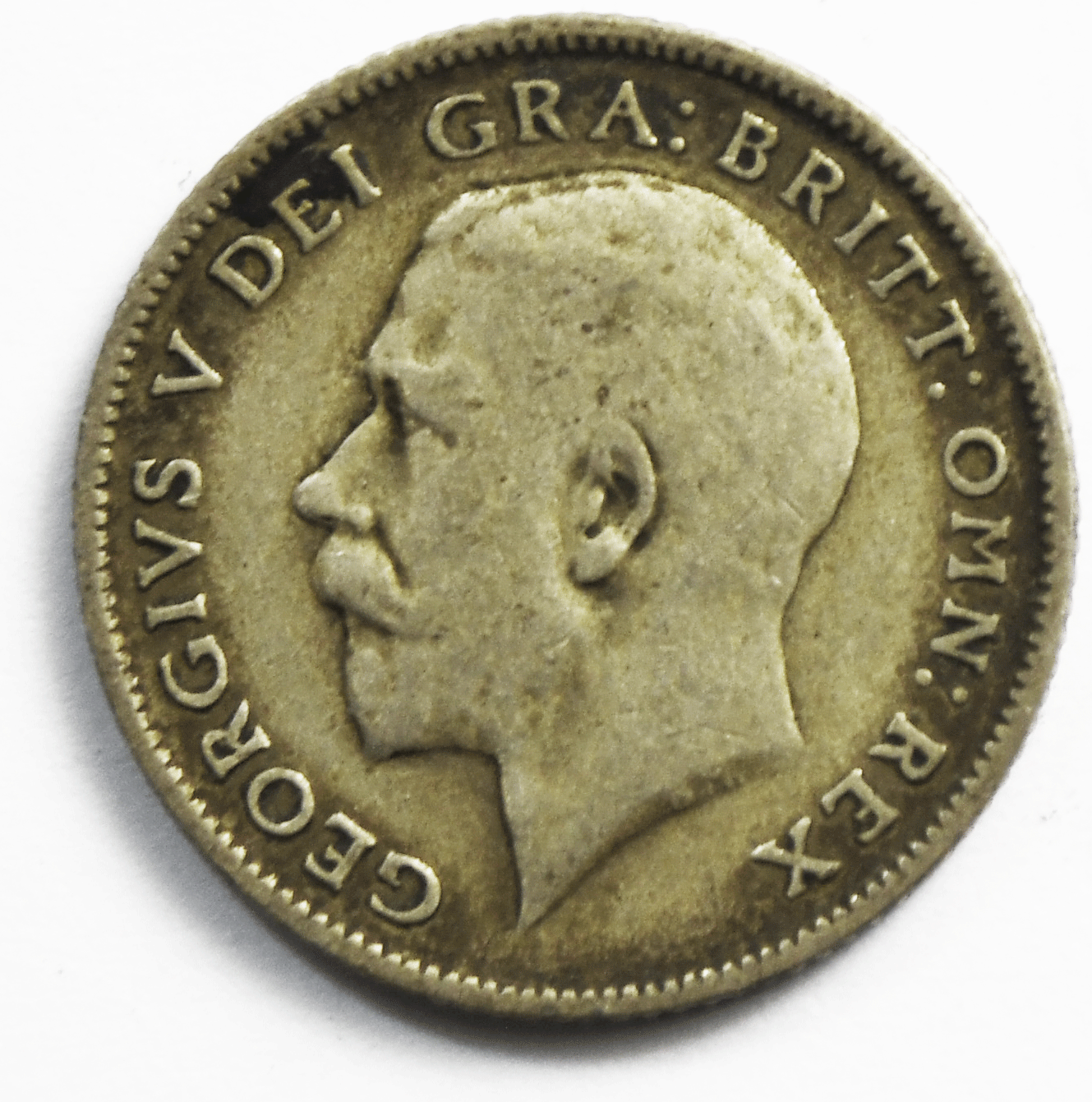 1922 Great Britain 6 Six Pence KM# 815.1 Silver Coin