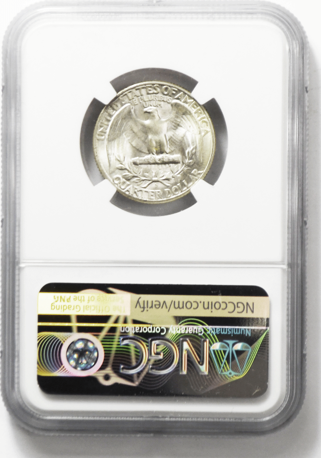 1950 S/S 25c Washington Silver Quarter Dollar NGC MS66 FS-501 Top Pop