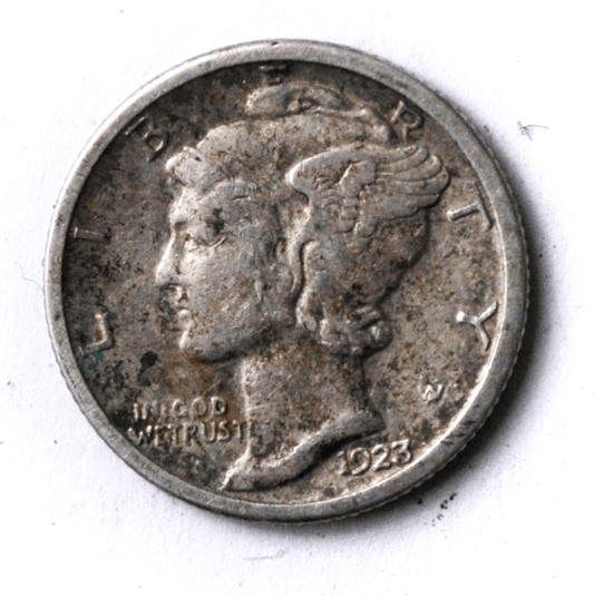 1923 S 10c Mercury Silver Dime Ten Cents Rare San Francisco XF